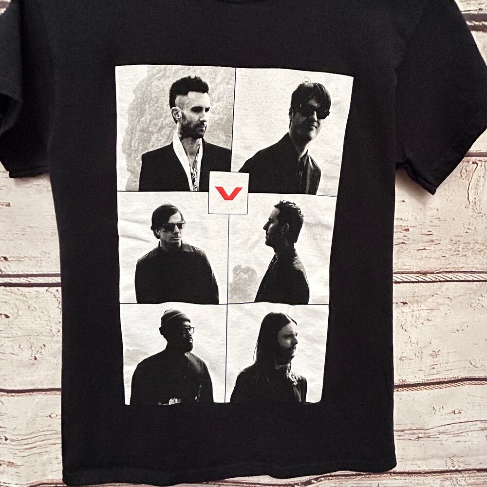 Maroon 5 Tour 2021 Black Graphic T-Shirt Size S - Picture 3 of 5